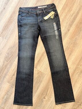 Vintage DKNY Dark Wash Bootcut Jeans - Blackened Navy